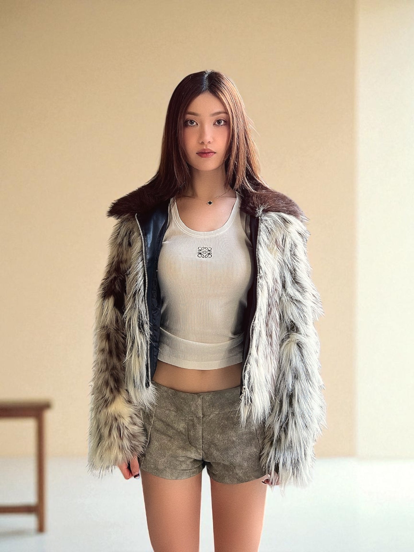 LUNA FAUX FUR JACKET