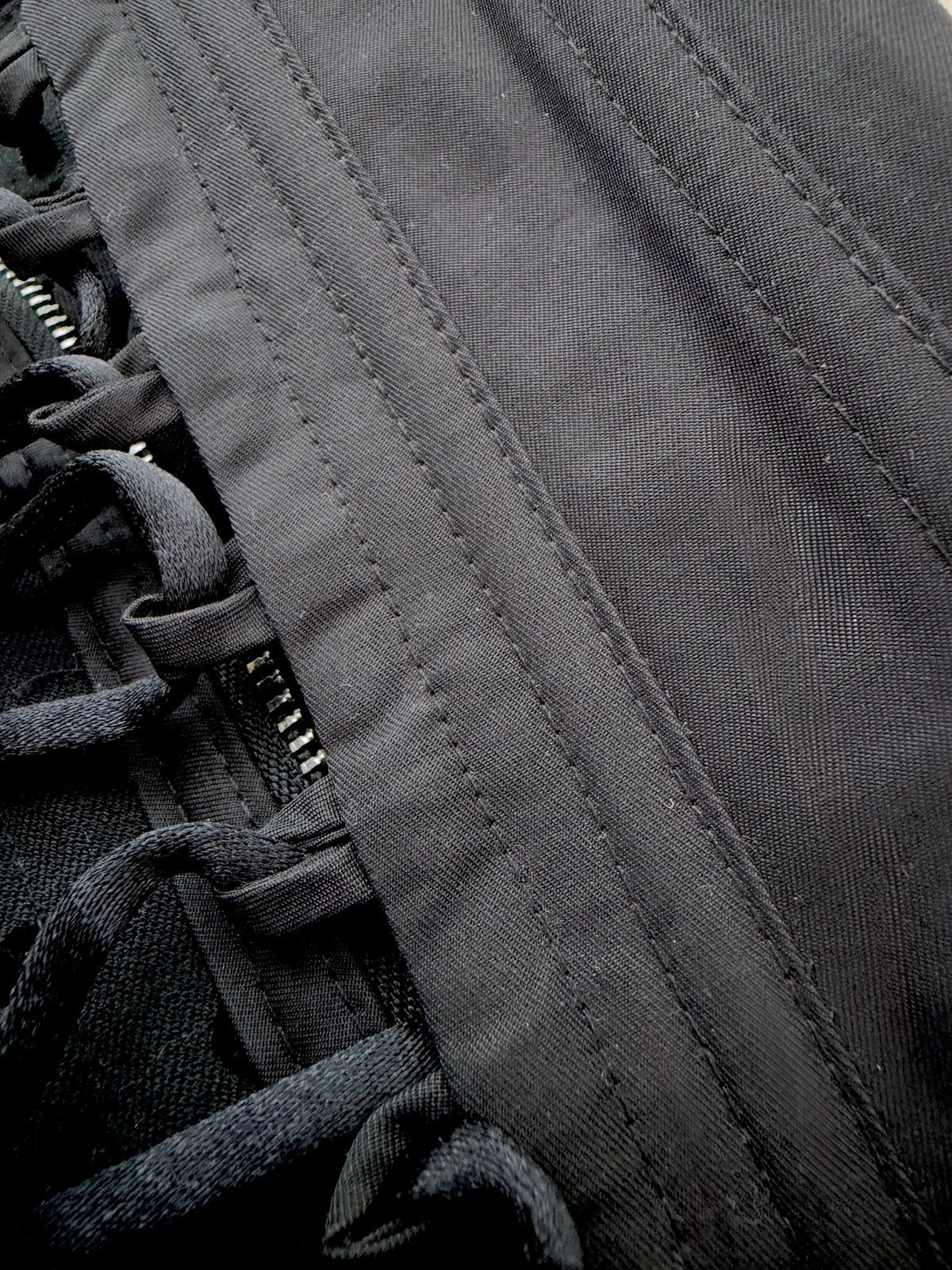 Close-up of the fabric on the Amelia Corset