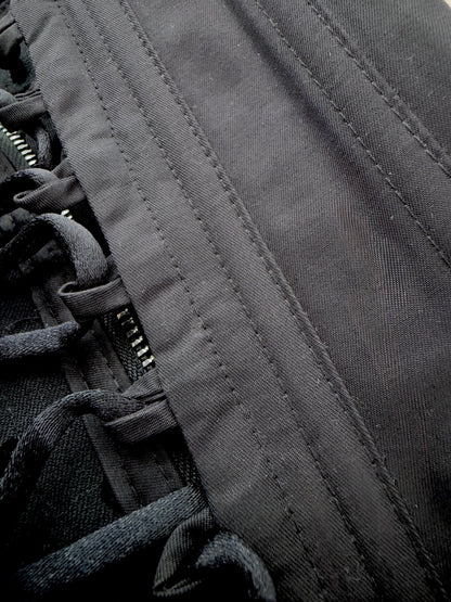 Close-up of the fabric on the Amelia Corset