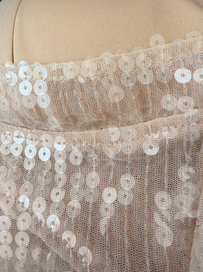 Close-up of the fabric on the Glamorous Sparkle Corset