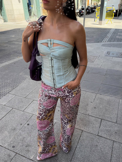 HAUT CYAN